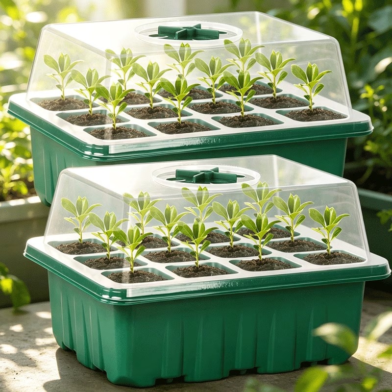 Dome Propagation Kit - 3pcs Seed Starter Tray Mini Greenhouse