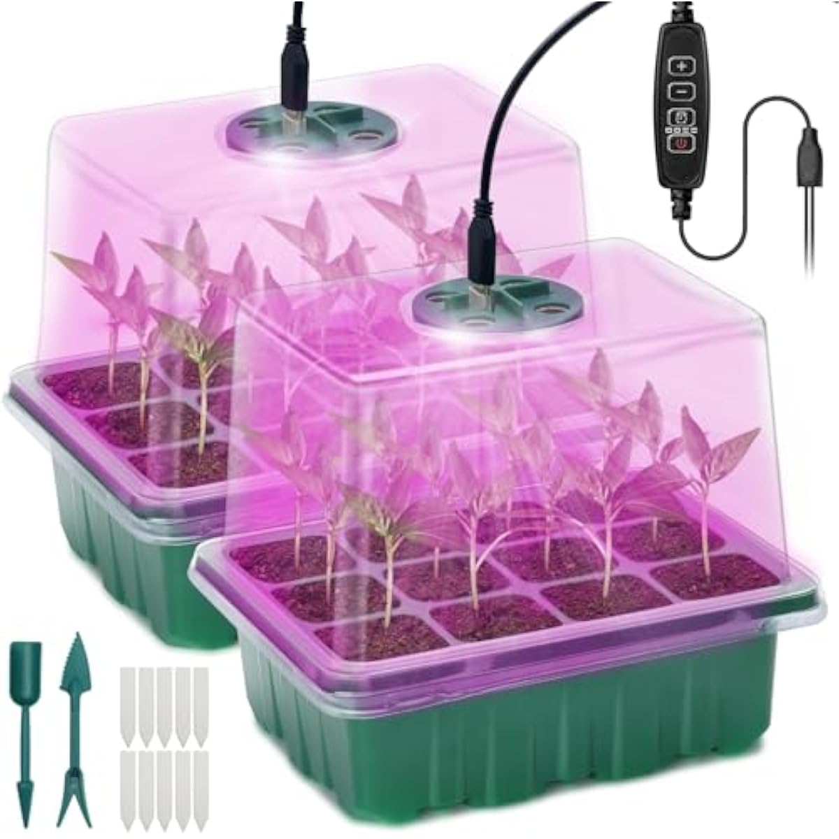 Dome Propagation Kit - Seed Propagation Kit with Adjustable Dome,