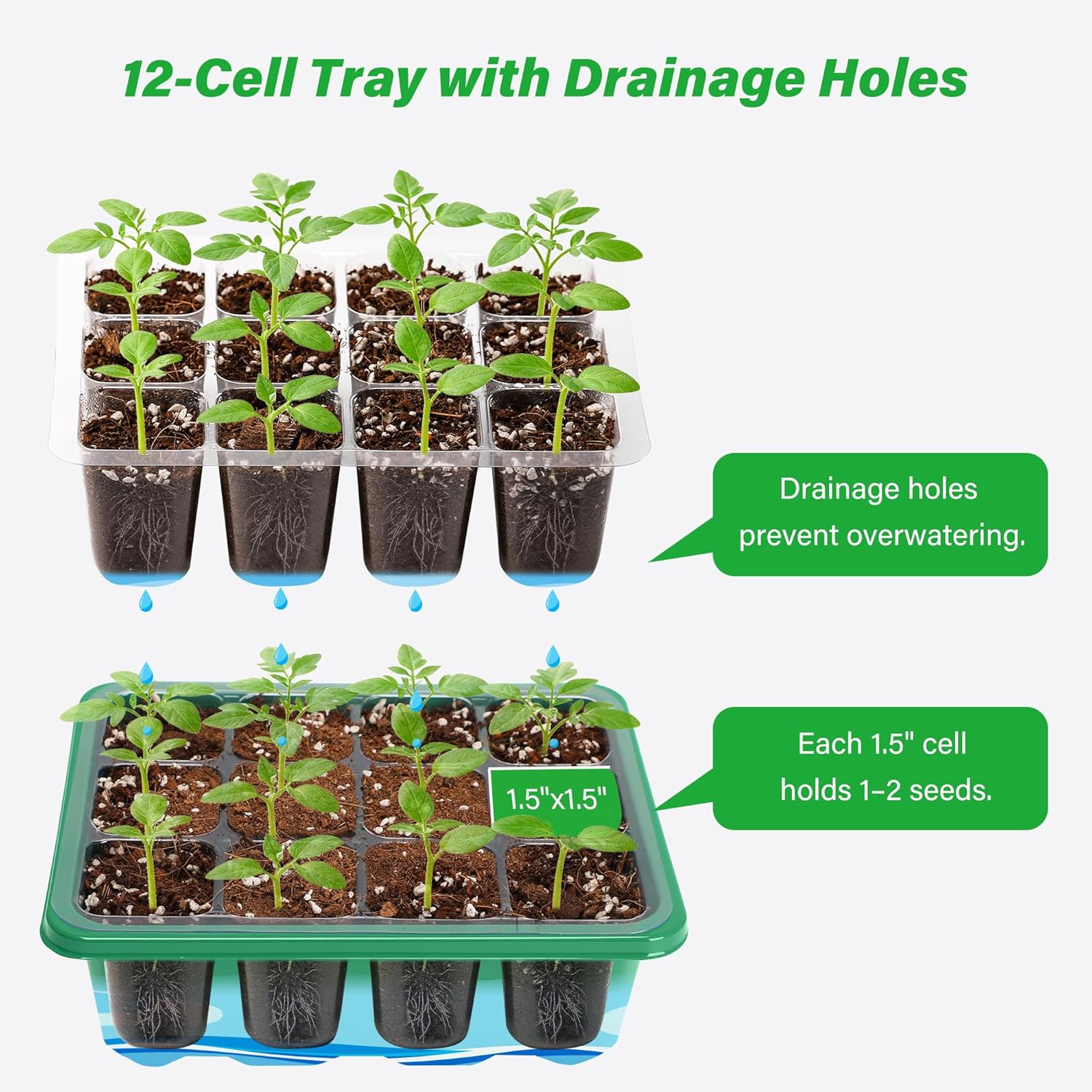 Seed Starter Kit with Adjustab - Dome Propagation Kit 评论和价格