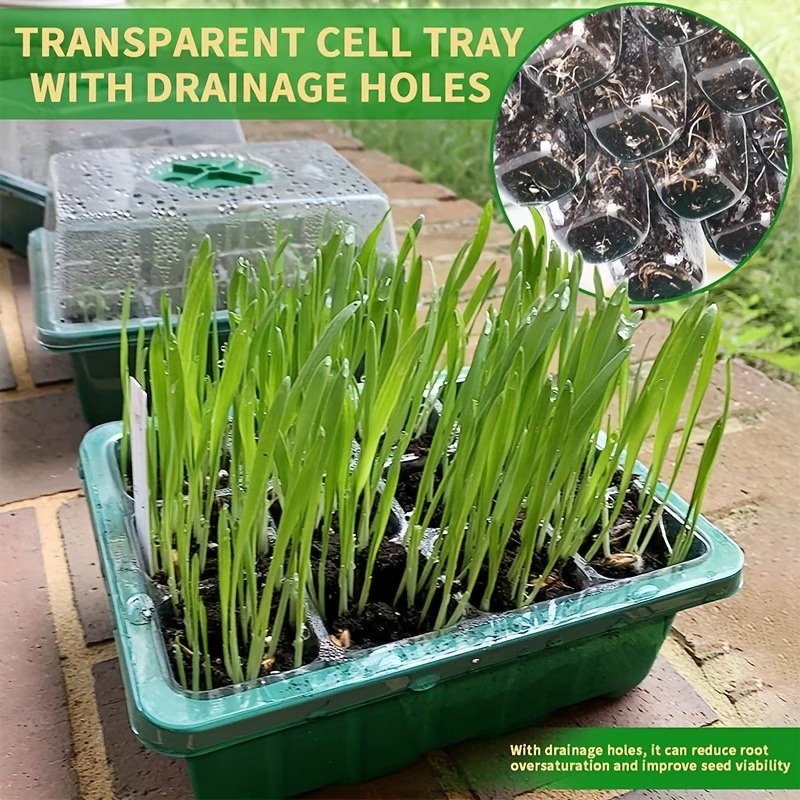 3pcs Seed Starter Tray Mini Gr - Dome Propagation Kit 评论和价格