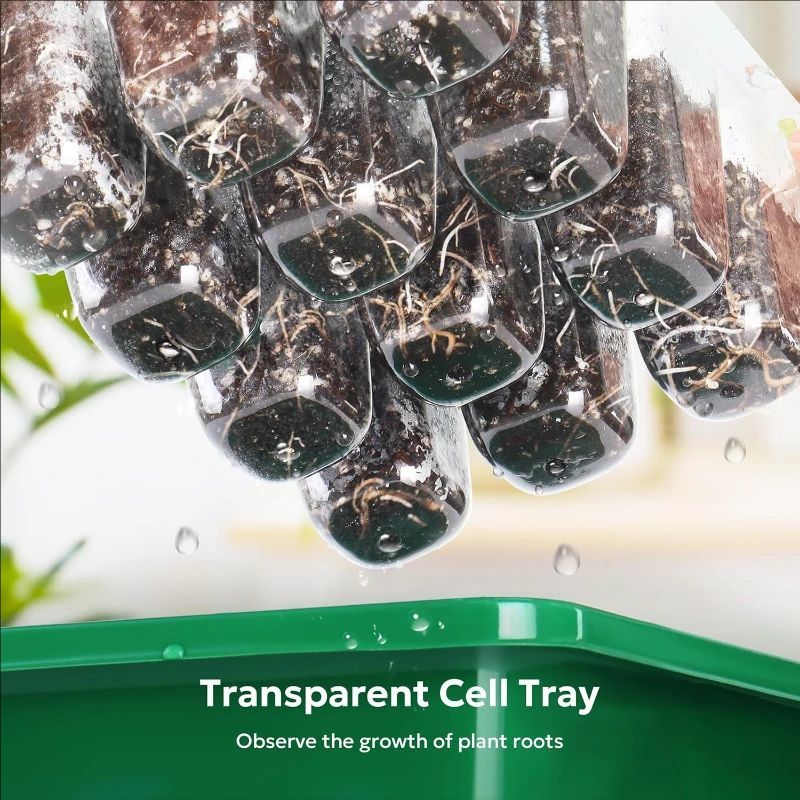 10pcs/5pcs Seedling Trays Seed - Dome Propagation Kit 评论和价格