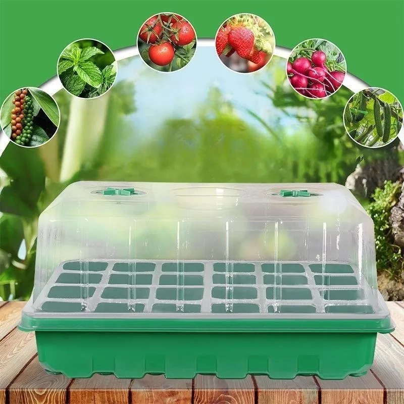 1/5-Piece Seedling Tray Kit -  - Dome Propagation Kit 评论和价格