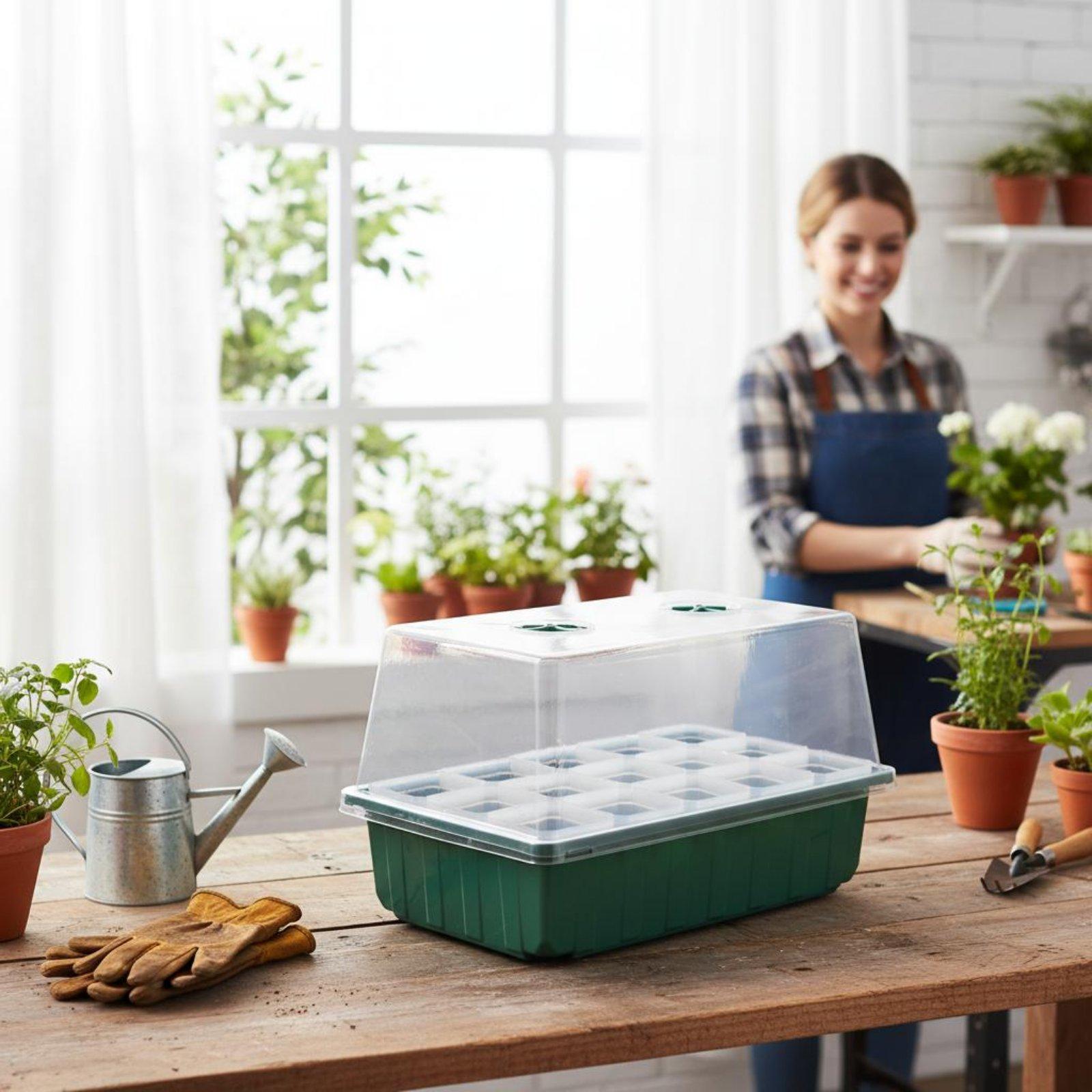 Mini Greenhouse Propagator Box - Dome Propagation Kit 评论和价格