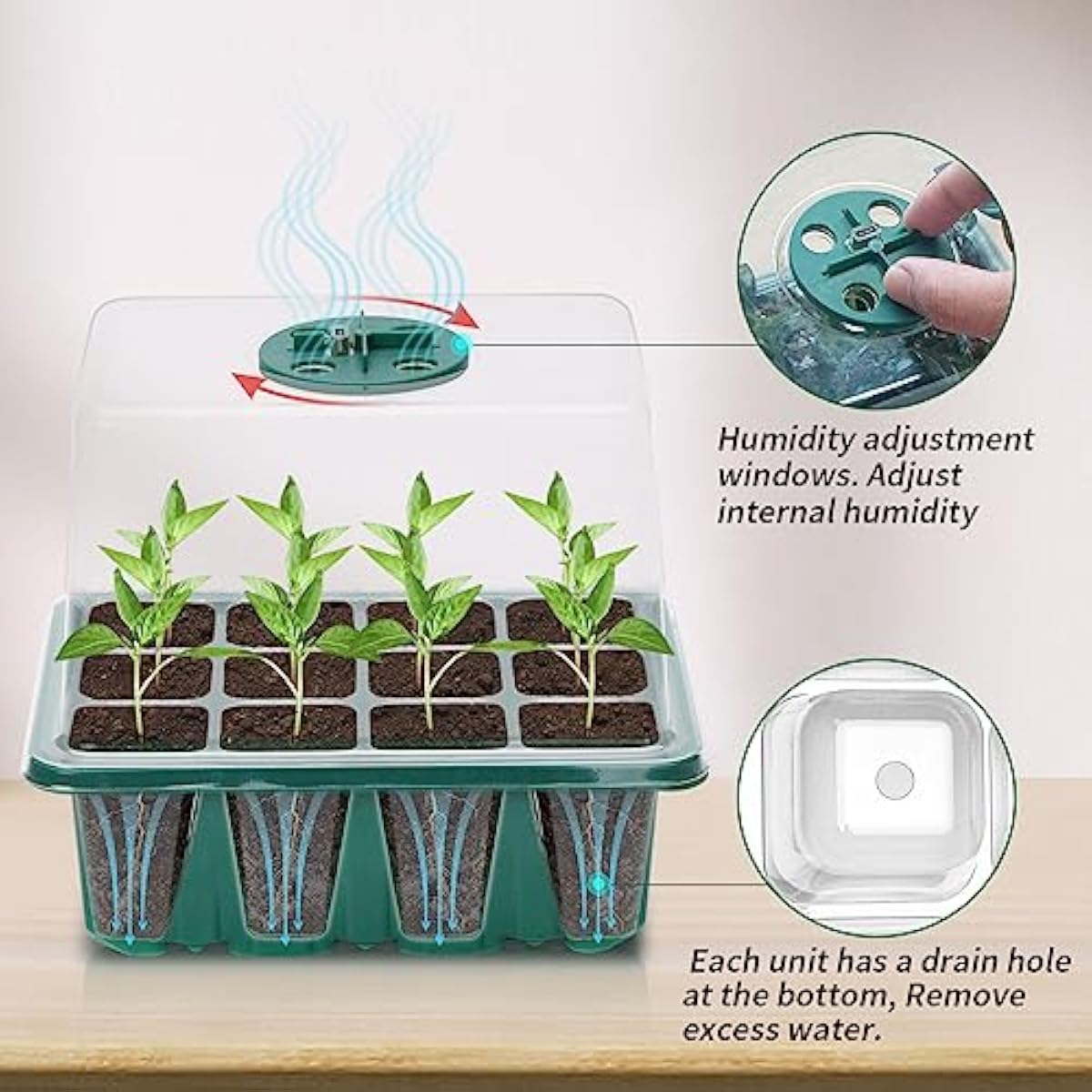Seed Propagation Kit with Adju - Dome Propagation Kit 评论和价格