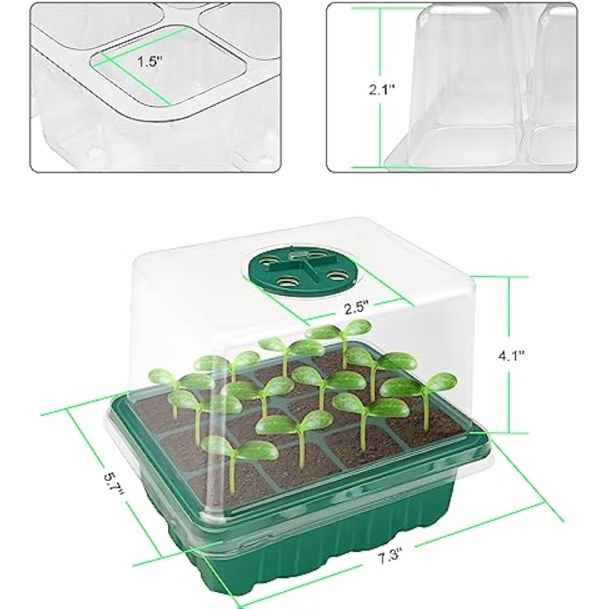 Seed Propagation Kit with Adju - Dome Propagation Kit 评论和价格