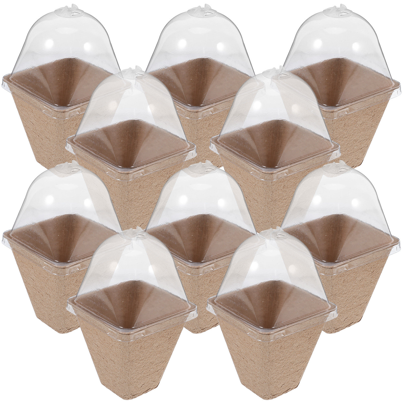 10Pcs Sustainable Seedling Sta - Dome Propagation Kit 评论和价格
