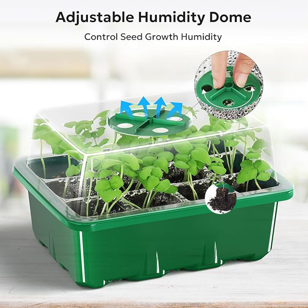 10pcs/set Seedling Trays Seed  - Dome Propagation Kit 评论和价格