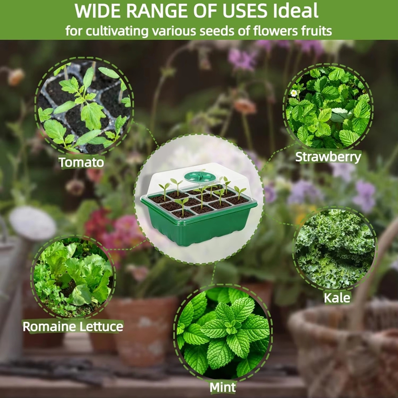 Seed Starter Tray Mini Greenho - Dome Propagation Kit 评论和价格